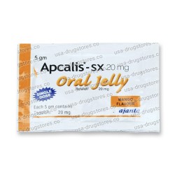 Apcalis SX 20 mg Oral Jelly Mango Flavor Apcalis SX 20 mg Oral Jelly Mango Flavor